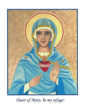 Holy Cards (no envelopes) of Immaculate Heart of Mary
