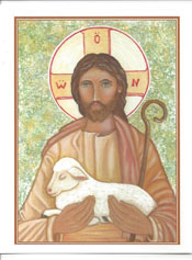 Icon Card of the Good Shepherd