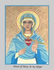 Icon Cards with Envelopes of Immaculate Heart
