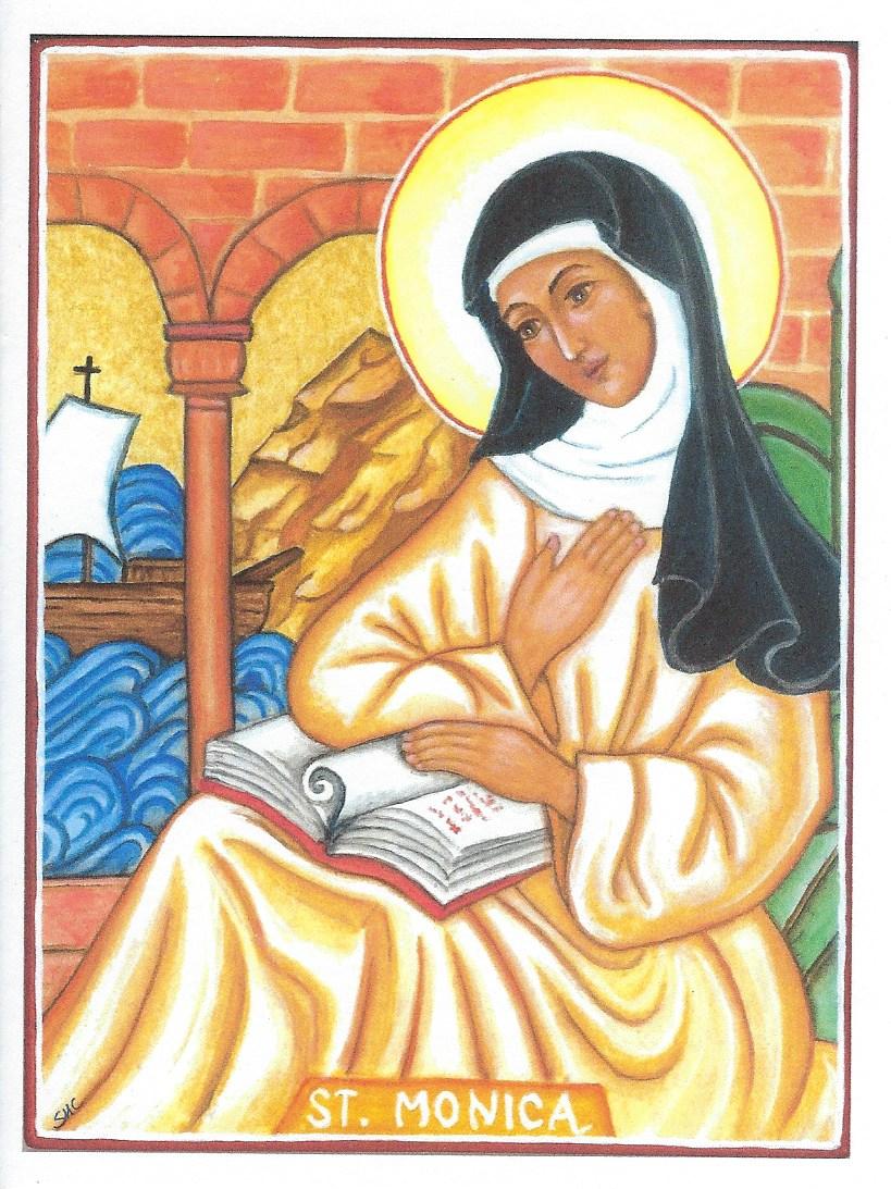 Icon Card of Saint Monica