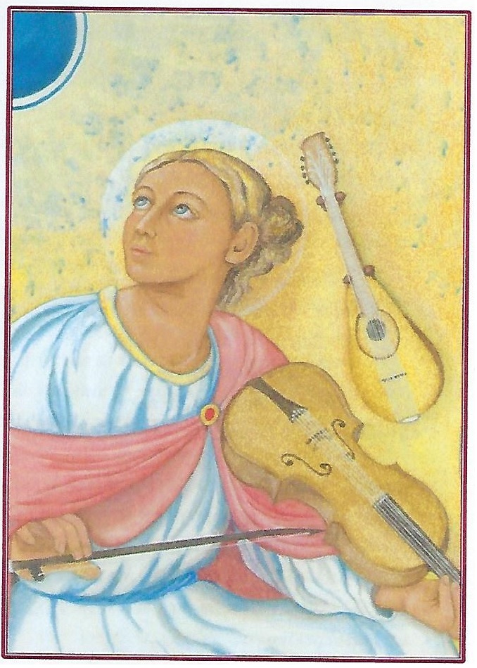 Saint Cecilia with Violin