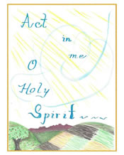 Act in Me Holy Spirit Card